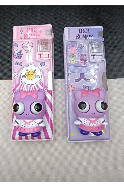 Meyra Accessories Suport pentru creion de lux Cool Bunny cu două uși, cu jucă...