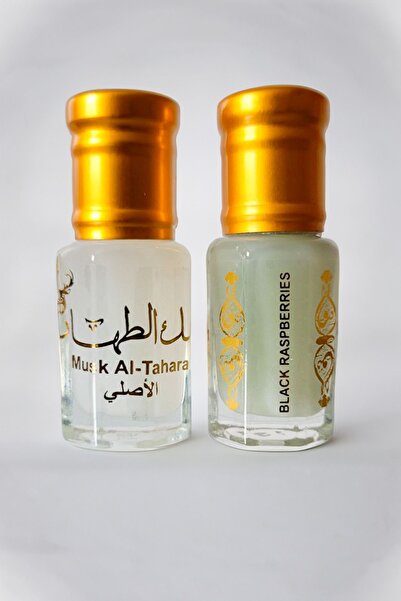 MUSK AL TAHARA Orijinal 2 ADET × 6ML (Beyaz misk + Kardut misk)