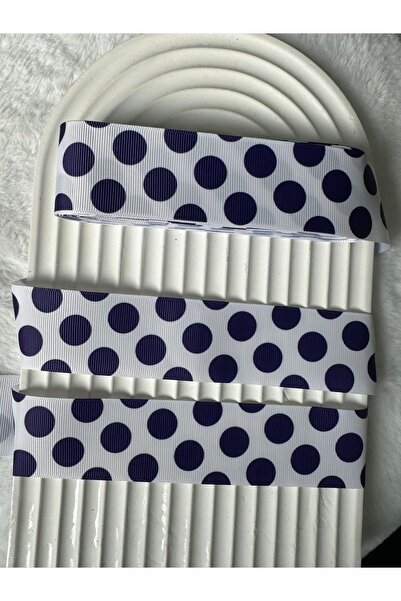 kalben accessories شريط مطبوع منقط ملون - 4 سم و4.5 متر