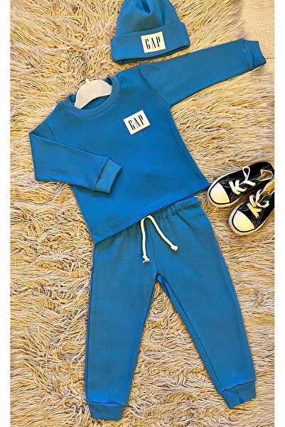 enes baby طقم بيريه مضلع مكون من 3 قطع