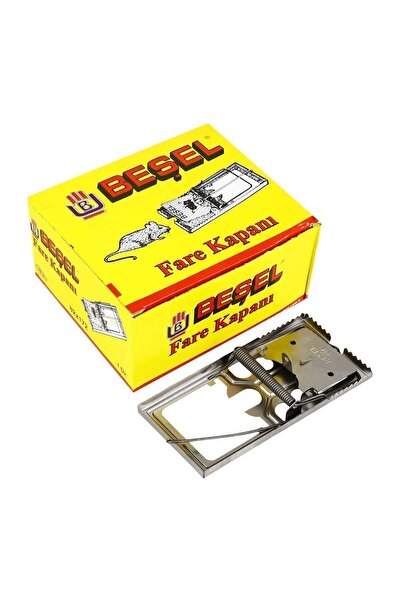 Toptancı Amca FARE KAPANI BEŞEL 12 adet  fare tuzağı