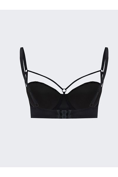 LC Waikiki Patterned Strapless Bra - Half Padded and Underwire