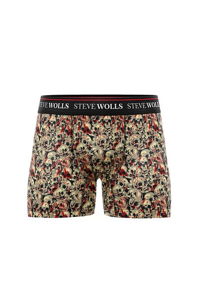 Steve Wolls Ανδρικό μπόξερ με μοτίβο Bloody Skull Single Digital Printing - 1041