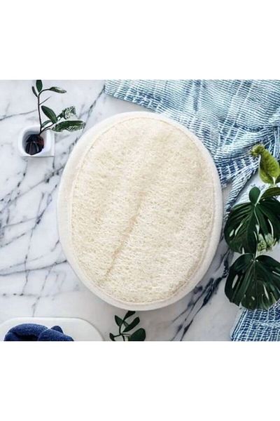 Byzeynepdurak Oval Cut Pumpkin Fiber Bath