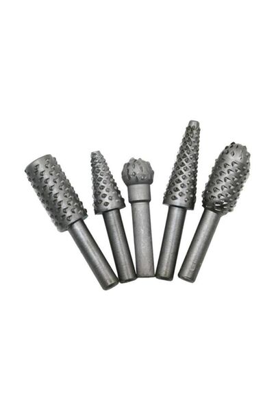 Genel Markalar 5 Parça Döner Törpü Tahta Ahşap Oyma Hobi Seti Matkap İçin