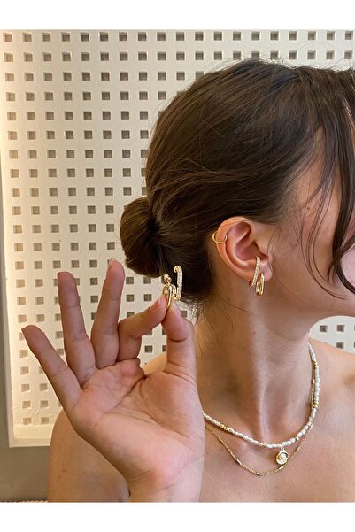 JEWELRY Yeni tasarım paslanmaz çelik küpe