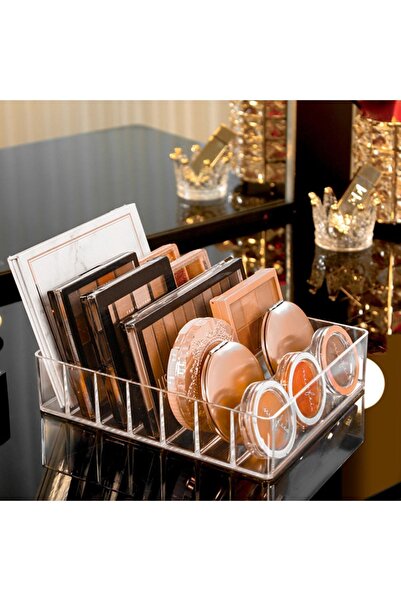 MY1COMPANY Göz Farı, Ruj, Göz Paleti, Makyaj Malzemeleri Organizeri Bölmeli D...