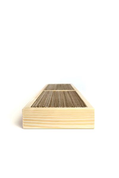 PrintiesPlus Changeable Luxury Cat Scratch Board and Cardboard - Organic Wood