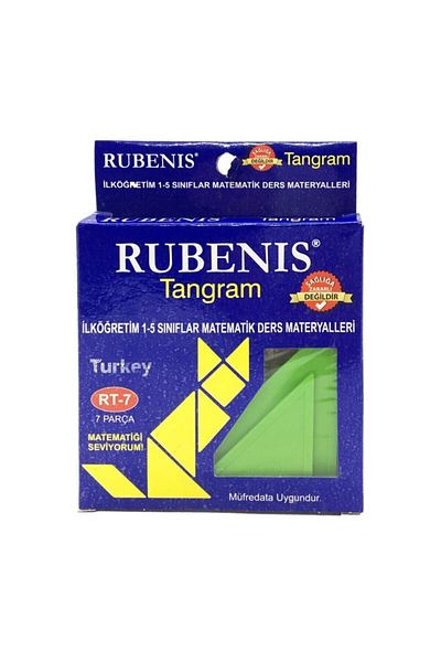 Rubenis 7 Pieces Plastic Tangram
