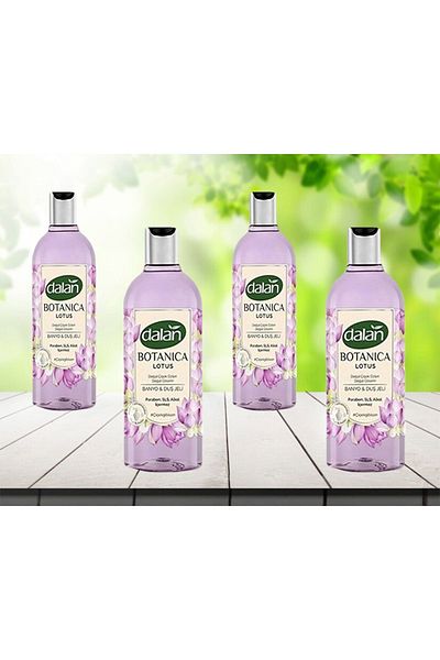 Dalan Botanica Shower Gel Lotus 500 ml 4 pieces