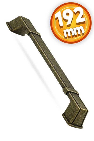 Badem10 Dulap din metal galben - 192MM-19.2CM Mâner pentru mobilier antic înv...