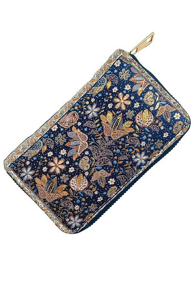 GALATA GIFT Επιχρυσωμένο, Γυναικείο Πορτοφόλι με Φερμουάρ, Πορτοφόλι Πορτοφόλι με Δύο Θέσεις Κάρτας για Κέρματα, 14*9cm