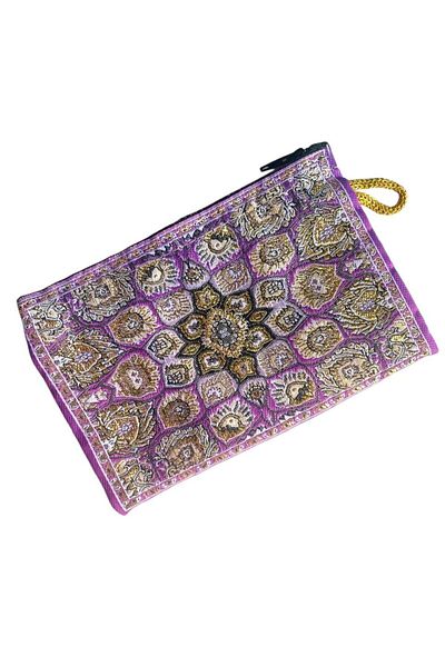 GALATA GIFT Women's Medium Size Wallet - Stylish, Zippered, Lined, Rug Patterned Coin Wallet 15x10