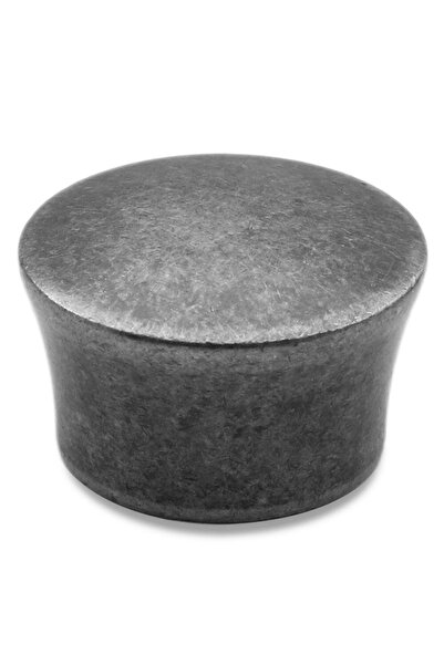 Badem10 Mayra Düğme Eskitme Antik Gümüş Metal Mobilya Mutfak Çekmece Dolap Do...