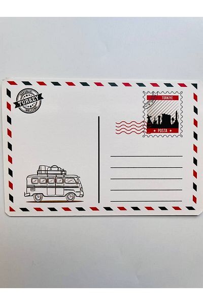 GALATA GIFT Καρτ ποστάλ με θέμα Istanbul, Nostalgic, Kraft, Κάρτα, Καρτ ποστάλ, 16*11cm