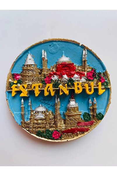 GALATA GIFT İstanbul Magnet, Buzdolabı Magneti, El Boyaması Magnet