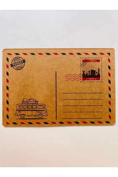 GALATA GIFT Θέμα Κωνσταντινούπολη, Νοσταλγικό, Kraft, Κάρτα, Καρτ ποστάλ, Καρτ ποστάλ, 16*11cm