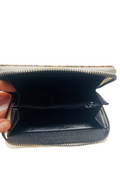 GALATA GIFT Επιχρυσωμένο, Γυναικείο Πορτοφόλι με Φερμουάρ, Πορτοφόλι Πορτοφόλι με Δύο Θέσεις Κάρτας για Κέρματα, 14*9cm