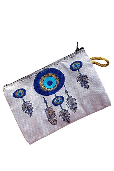 GALATA GIFT Women's Medium Size Wallet - Stylish, Zippered, Lined, Rug Patterned Coin Wallet 15x10