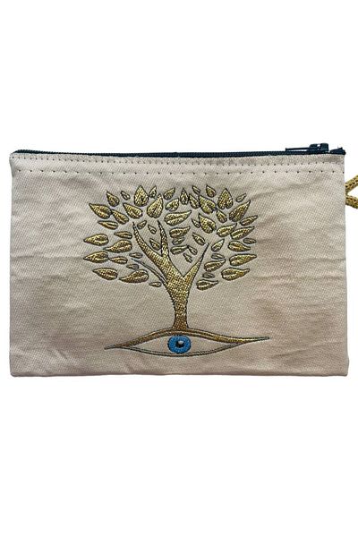GALATA GIFT Γυναικείο πορτοφόλι μεσαίου μεγέθους - Κομψό, με φερμουάρ, φόδρα, πορτοφόλι νομισμάτων με σχέδιο κιλίμ 15x10