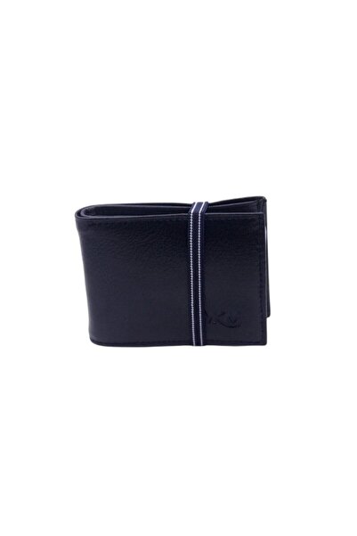 MKM MAN Mkm Genuine Leather Rubber Locked Transparent Card Holder & Wallet