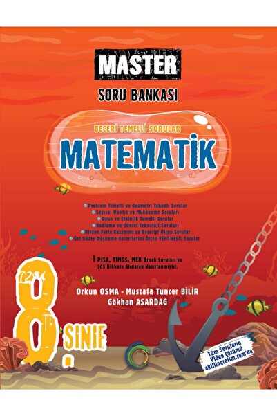 Okyanus Yayınları 8.Sınıf Master Matematik Soru Bankası 2024/25 Dönemi