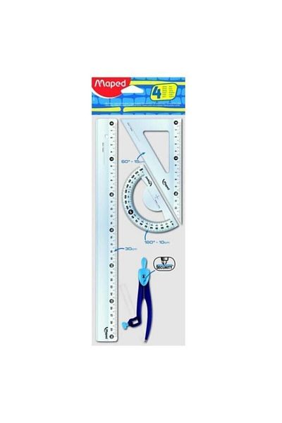 Maped Start 30cm Maxi Drawing Set with Jibs 4 Pieces3154148992189