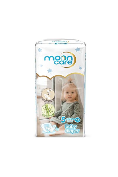 MOONCARE عبوة ضخمة من حفاضات الأطفال - مقاس جونيور 5، 48 قطعة