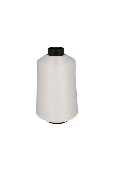 EB PLASTİK Λευκό νήμα Overlock, νήμα μπανάνας, 150 Denier και 1 Coil