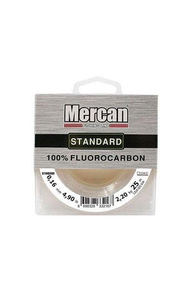 Mercan 100% Fluorocarbon Standard 25 m Reel Fishing Line