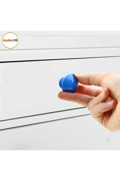 Badem10 Металеві кнопки-грибочки (СИНІ) Круглі Дитяча кімната Меблі Кухня Висувна шафа 10 штук Ручка Ручка