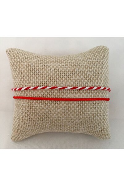 bygüneşaccessories Ikili Set - Kırmızı Ip Şans Bilekliği Ve Marteniçka Bileklik