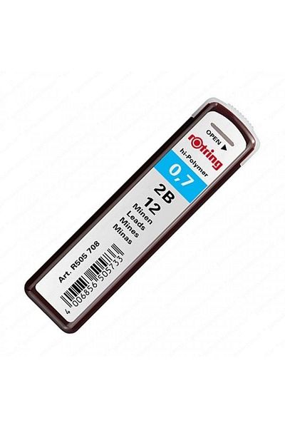 Rotring Tikky 0.7 2B Hi-Polymer Pen Tip - 2 Pieces