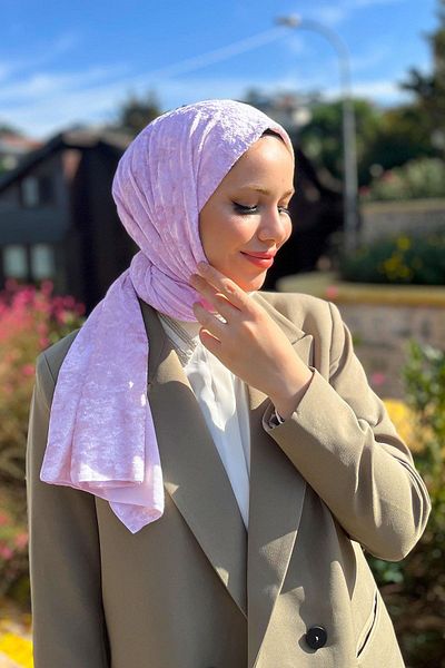 Armine Şal tricotat Liliac Trend - Model 1-10