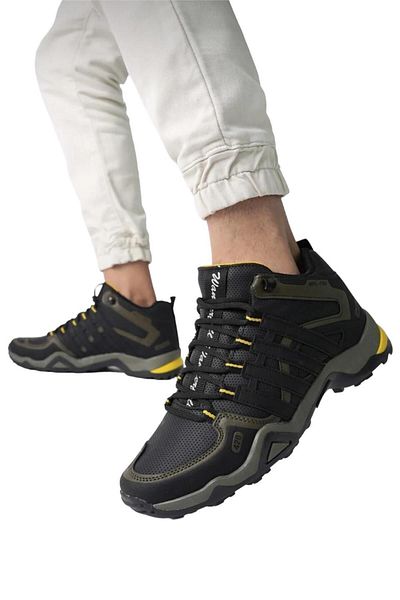 Liger Men's Winter Trekking - Khaki Yellow Sports Boots