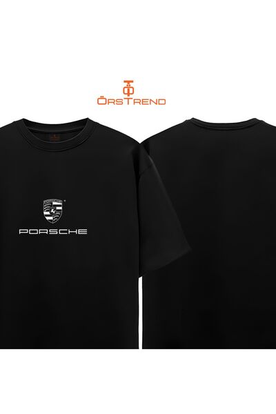 ÖRSTREND Porsche Baskılı Oversize Tişört