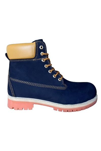 Liger Genuine Leather Nubuck Men's Boots DARK BLUE