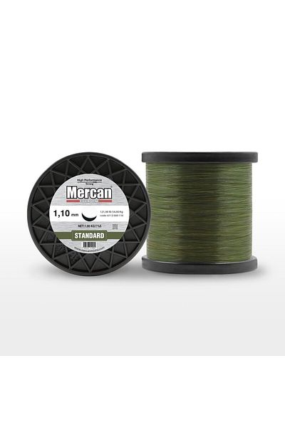Mercan Standard Khaki Green 1 kg Coil Fishing Line