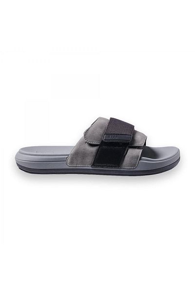 Reef Cj3710 - Ανδρικές παντόφλες Sojourn Grey, Single Band και Velcro Design