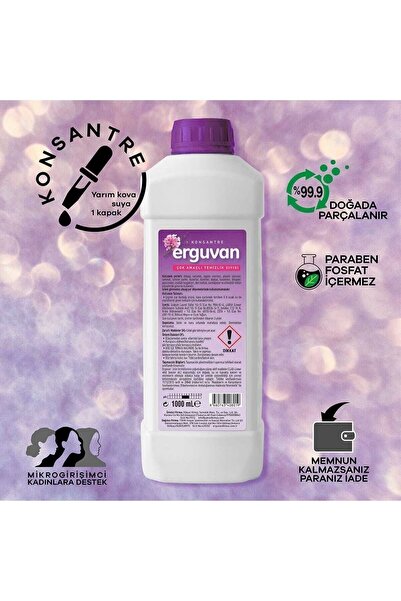 Erguvan Çok Amaçlı Temizlik Sıvısı Konsantre