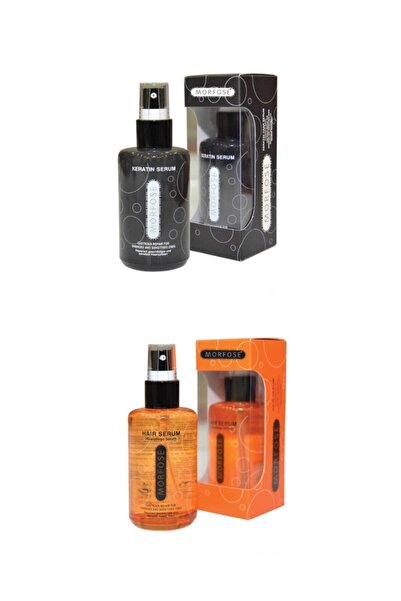 Morfose Saç Bakım Serumu 2’li Argan Serum Ve Keratin Serum