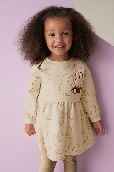 Ladin Store New Season Girls' Miffy Süzene Κεντητό Βαμβακερό Κοστούμι κολάν