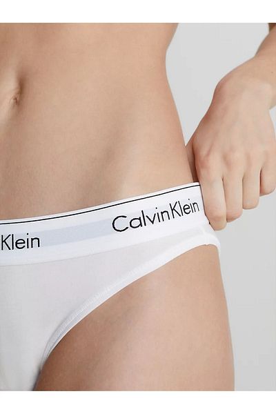 Calvin Klein Dámske logo značky Stredne vysoký pás Priedušná Pohodlná látka Biely jaseň Vhodné na každodenné nosenie