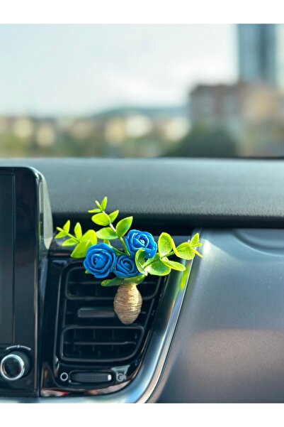 Plantarrium Design Oto Aksesuar/koku-mini Hasır Buket Sarmaşık Lacivert