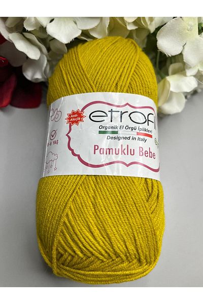 Etrofil Cotton Baby 1 Piece (Single) Mustard Sweater, Sweater, Cardigan, Doll and Accessories