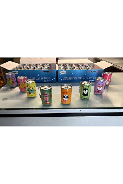 İRHANLAR Sevimli Kutu Kola Islak Mendil Asklı Anahtarlık Süsü Makyaj Mendil T...