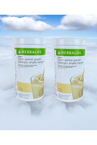 Herbalife Formül 1 Öğün Yerine Geçen Besleyici Shake Karışımı Vanilya Aromalı 550 gr 2 Adet