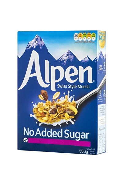 Alpen موسلي بدون سكر مضاف 560 جرام