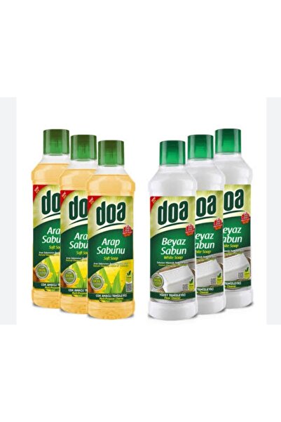 Doa Sıvı Arap Sabunu 3adet çok amaçlı yüzey temizleyici 3adet
