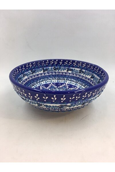 Dost Art Hediyelik Kilim Desen Kabartma El Yapımı, Fırça Boyama 15cm Kase